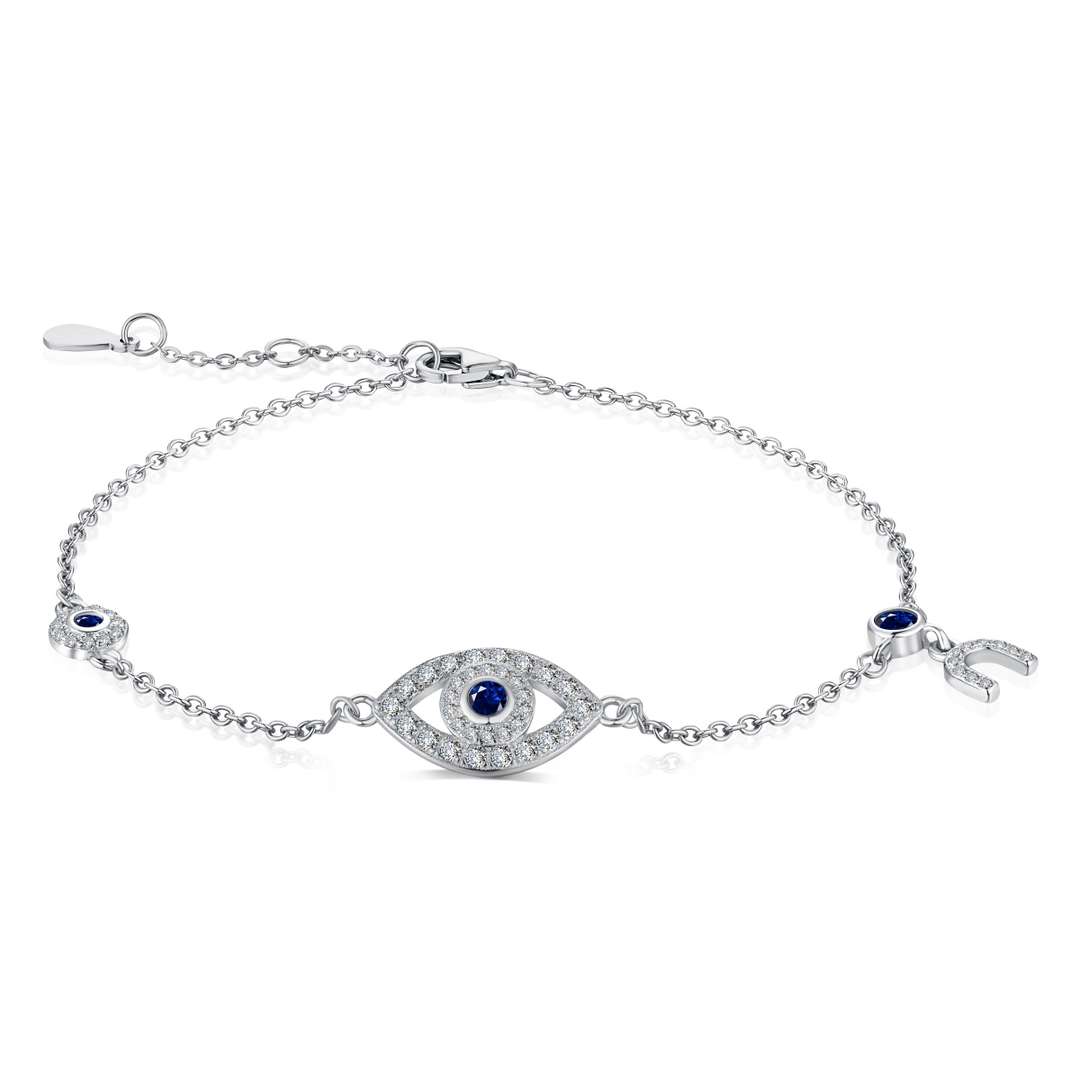 [Charm Aries Jewelry]Dainty Eye Shape Necklace