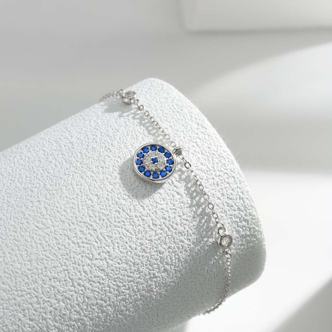 [Charm Aries Jewelry]Devil's Eye Round Shape Bracelet