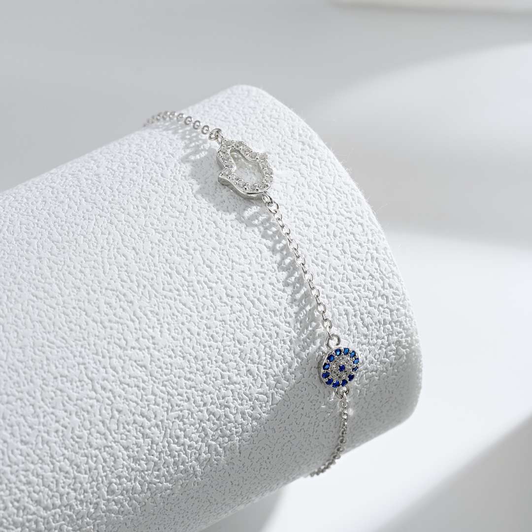 [Charm Aries Jewelry]Gost Shape & Round Shape Necklace
