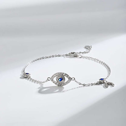 [Charm Aries Jewelry]Dainty Eye Shape Necklace