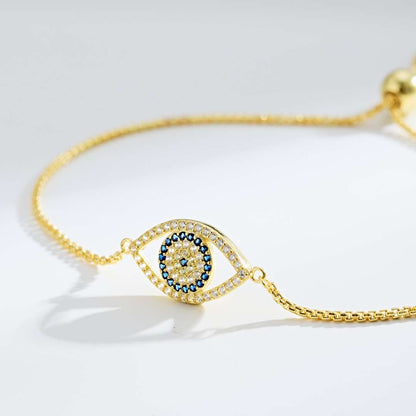 [Charm Aries Jewelry]Dazzling Eye Shape Necklace