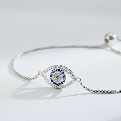 [Charm Aries Jewelry]Dazzling Eye Shape Necklace
