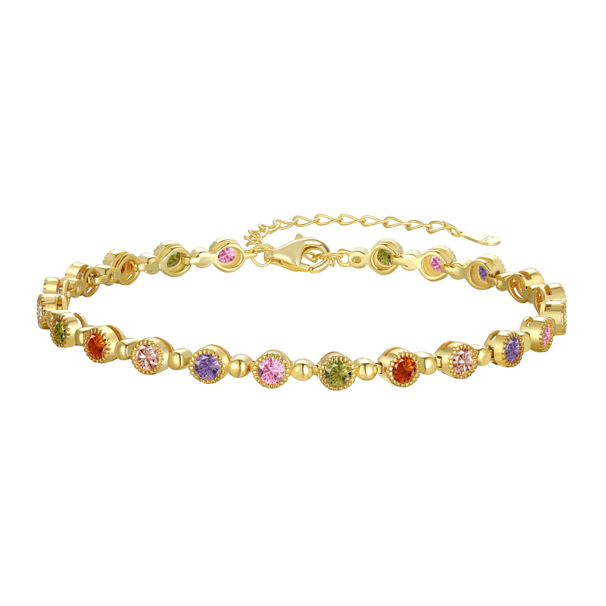 [Charm Aries Jewelry]Sparkling Exquisite Round Cut Party Bracelet