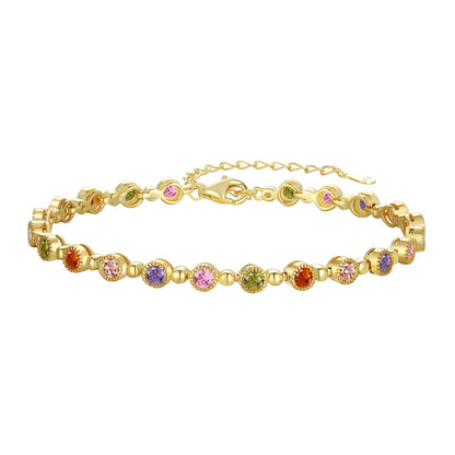 [Charm Aries Jewelry]Sparkling Exquisite Round Cut Party Bracelet