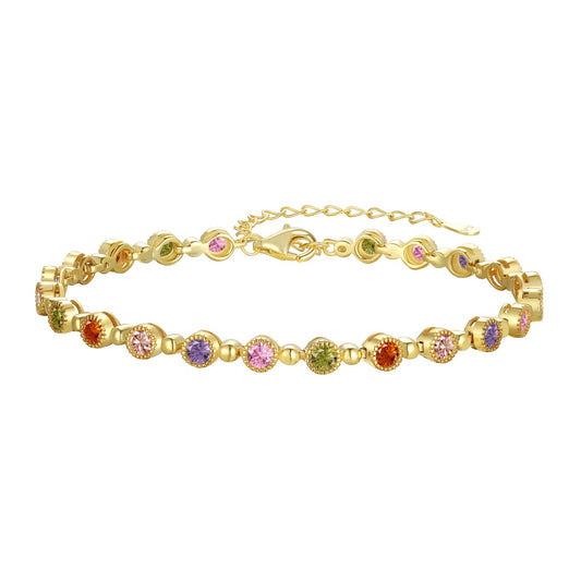 [Charm Aries Jewelry]Sparkling Exquisite Round Cut Party Bracelet