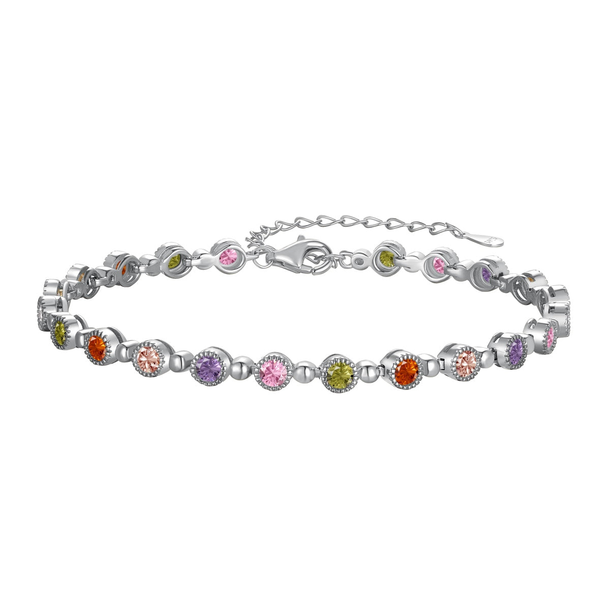 [Charm Aries Jewelry]Sparkling Exquisite Round Cut Party Bracelet