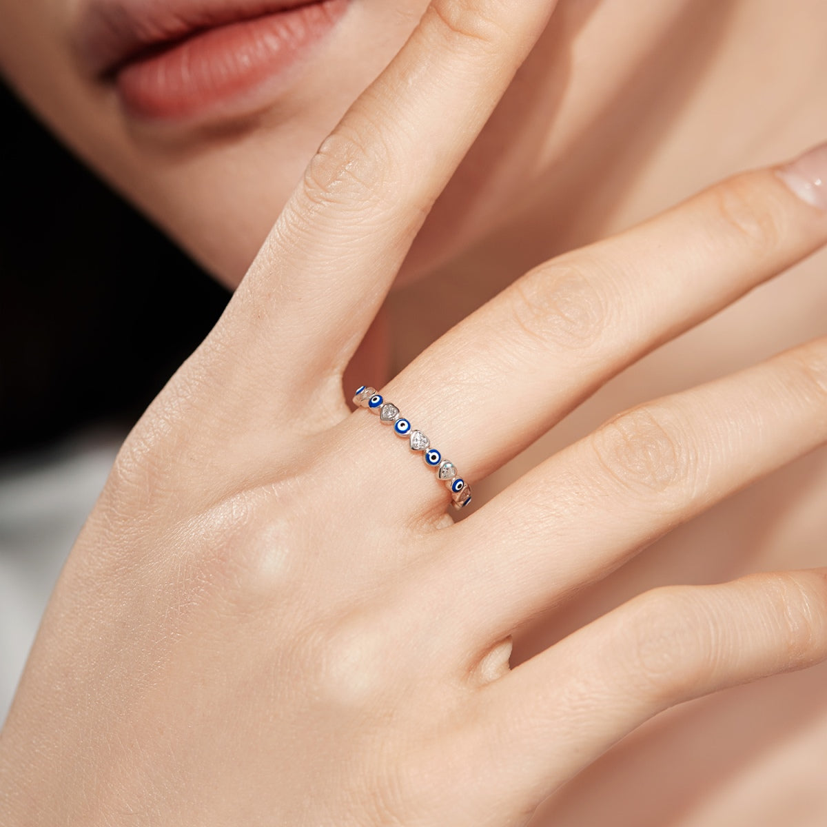 [Charm Aries Jewelry]Radiant Colorful Round Shape Daily Ring