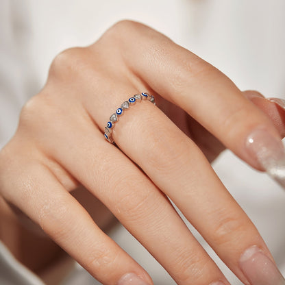 [Charm Aries Jewelry]Radiant Colorful Round Shape Daily Ring