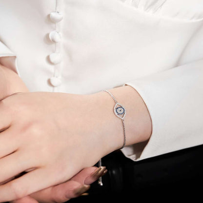 [Charm Aries Jewelry]Dazzling Eye Shape Necklace