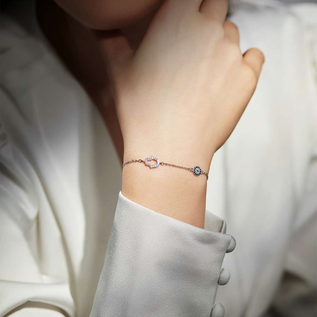 [Charm Aries Jewelry]Gost Shape & Round Shape Necklace