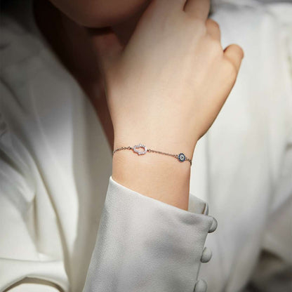 [Charm Aries Jewelry]Gost Shape & Round Shape Necklace