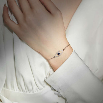 [Charm Aries Jewelry]Devil's Eye Hollow Design Bracelet