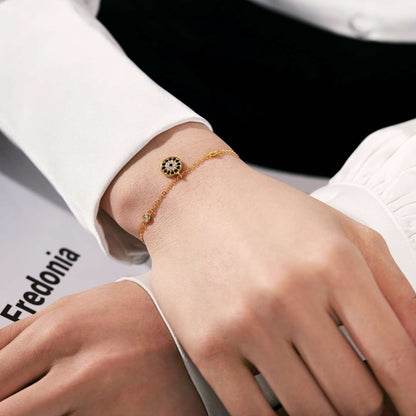[Charm Aries Jewelry]Devil's Eye Round Shape Bracelet