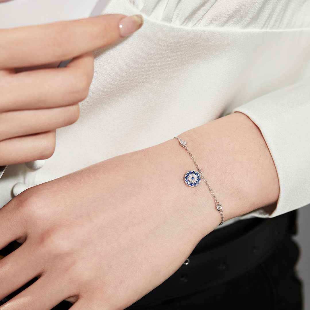 [Charm Aries Jewelry]Devil's Eye Round Shape Bracelet