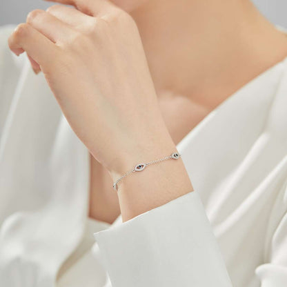 [Charm Aries Jewelry]Evil Eye Shape Pendent Necklace