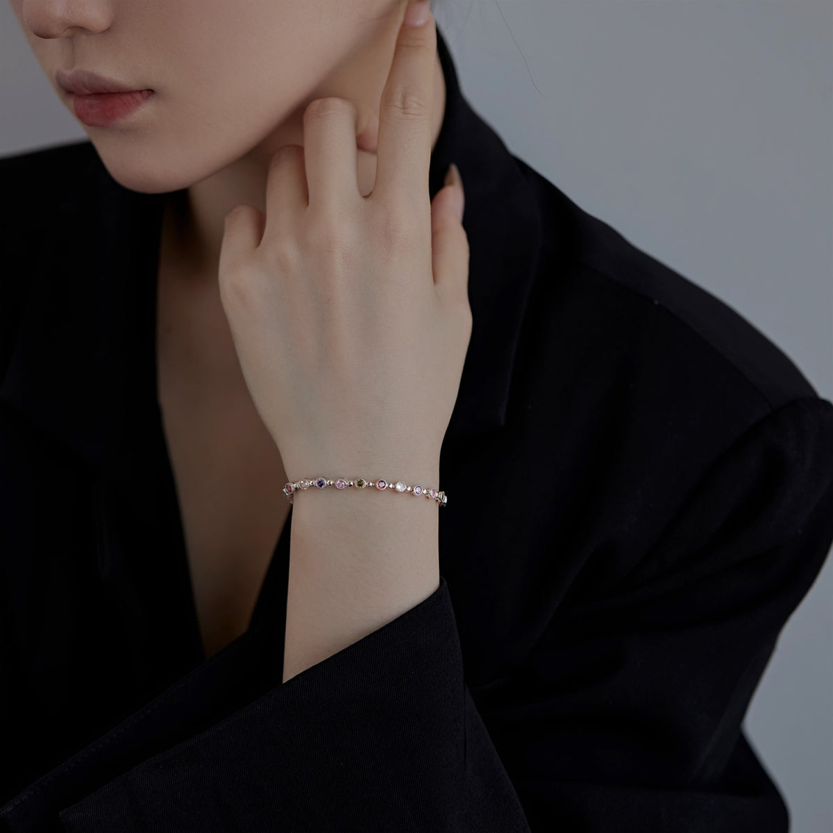 [Charm Aries Jewelry]Sparkling Exquisite Round Cut Party Bracelet
