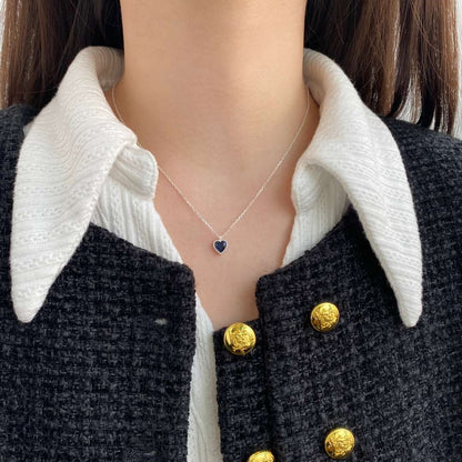 [Charm Aries Jewelry]Ornate Heart Shape Necklace