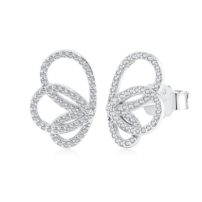 [Charm Aries Jewelry]Exquisite Butterfly Shape Earrings