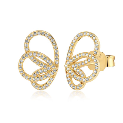 [Charm Aries Jewelry]Exquisite Butterfly Shape Earrings