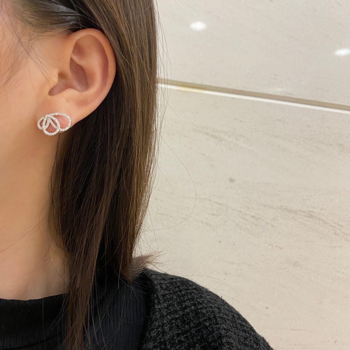 [Charm Aries Jewelry]Exquisite Butterfly Shape Earrings