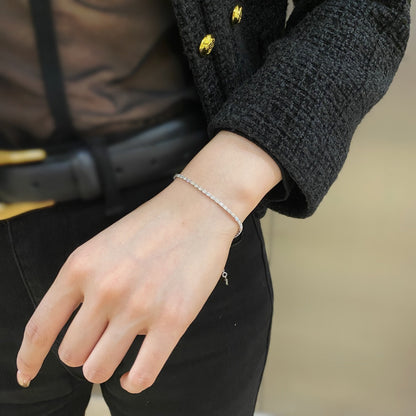 [Charm Aries Jewelry]Elegant Emerald Cut Daily Bracelet