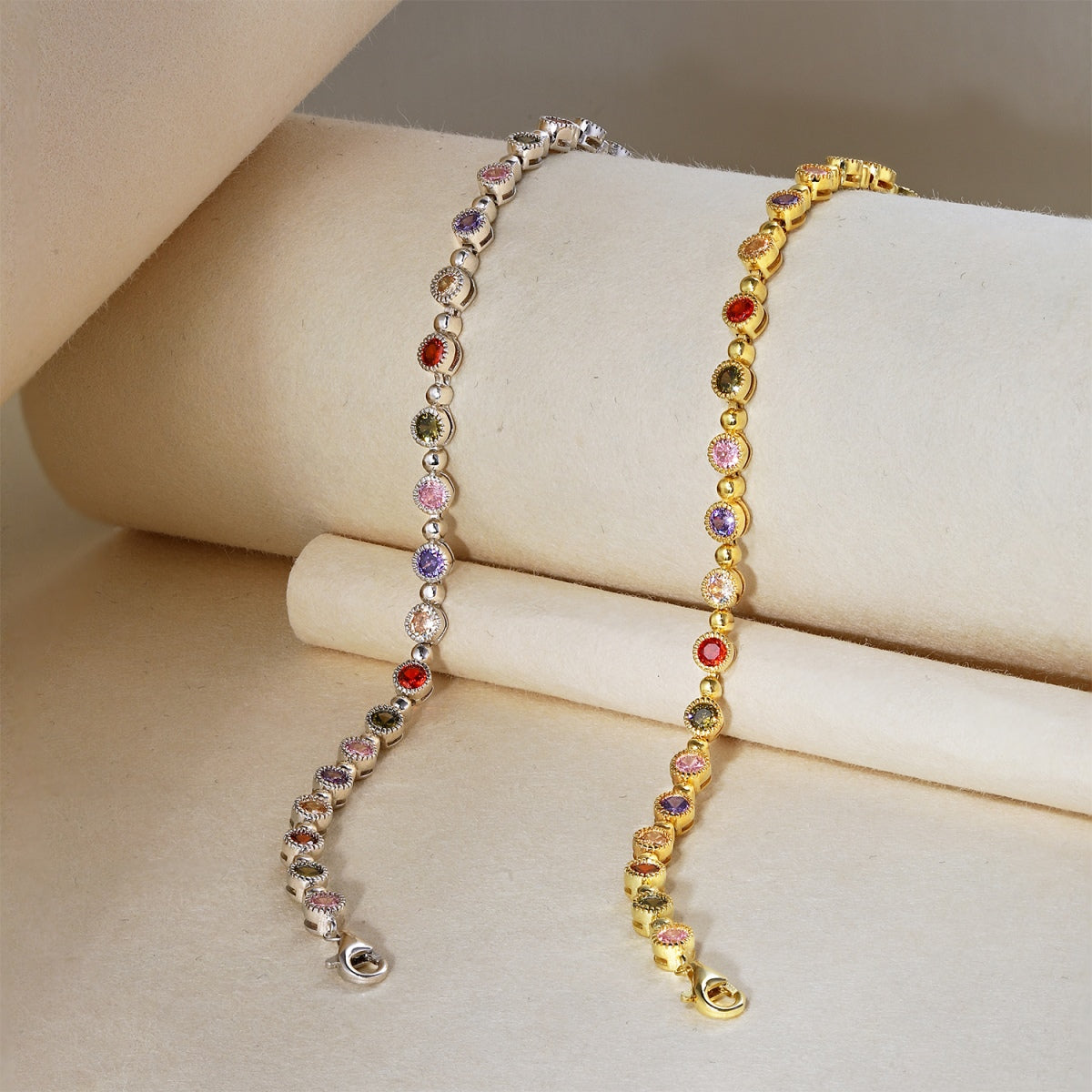 [Charm Aries Jewelry]Sparkling Exquisite Round Cut Party Bracelet