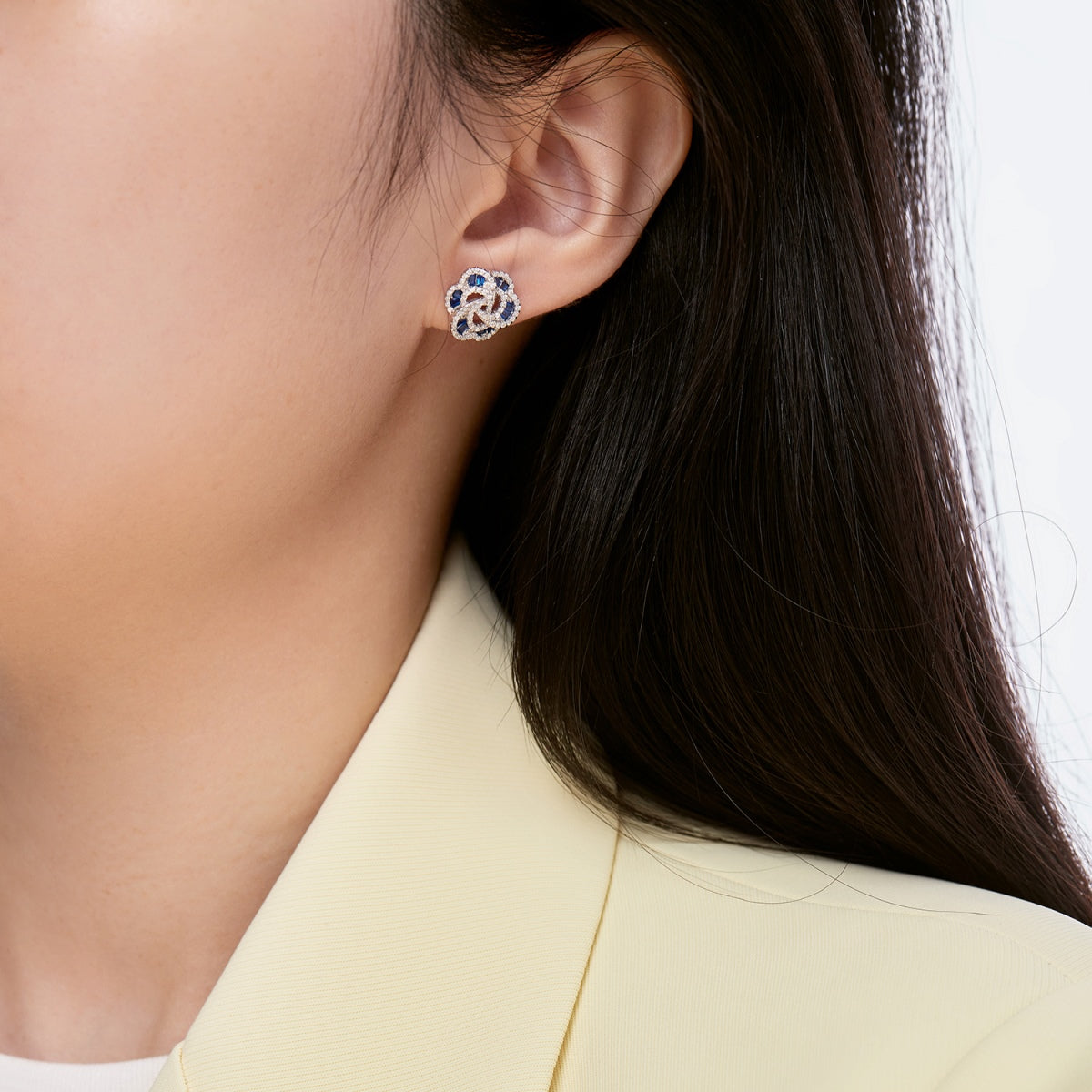 [Charm Aries Jewelry]Exquisite Flower Shape Daily Earrings