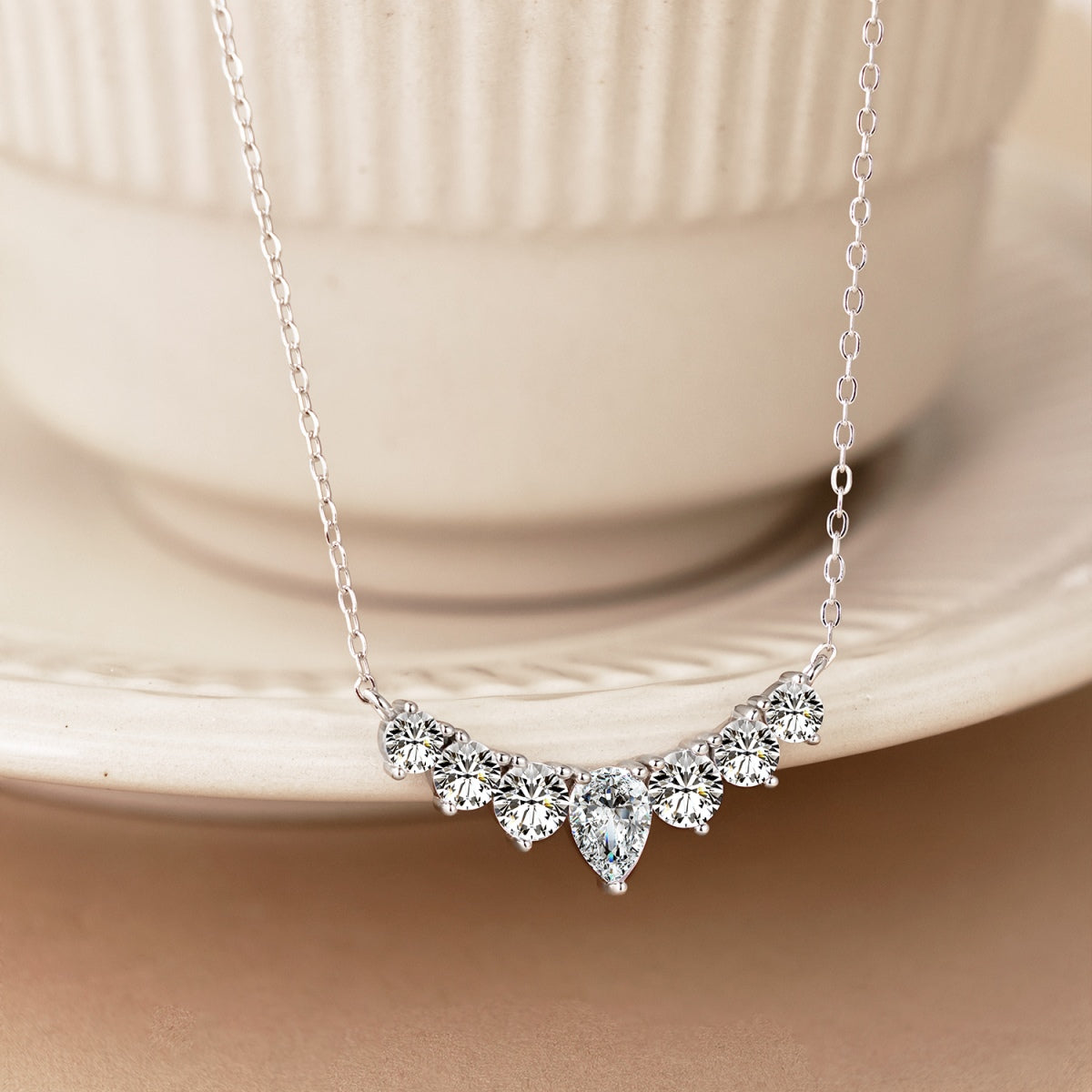 [Charm Aries Jewelry]Dainty Colorful Heart Necklace