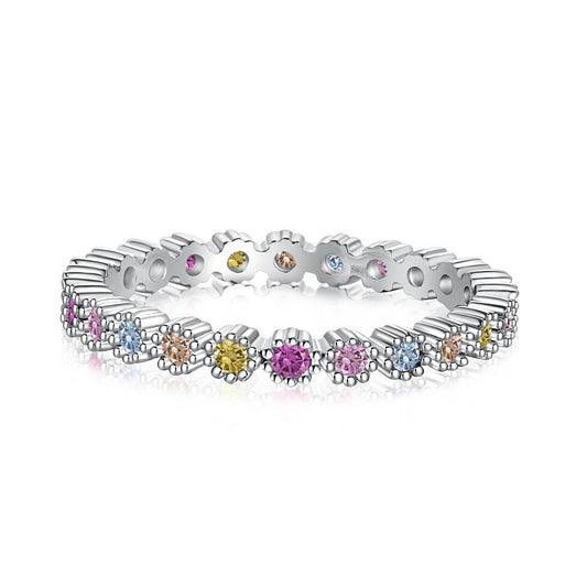 [Charm Aries Jewelry]Exquisite Colorful Round Cut Party Ring