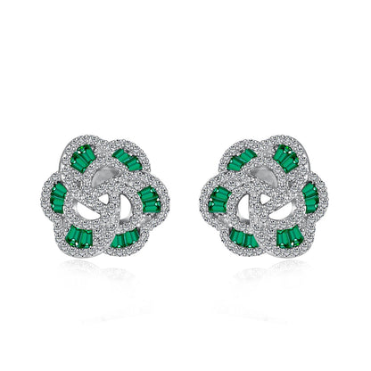 [Charm Aries Jewelry]Exquisite Flower Shape Daily Earrings