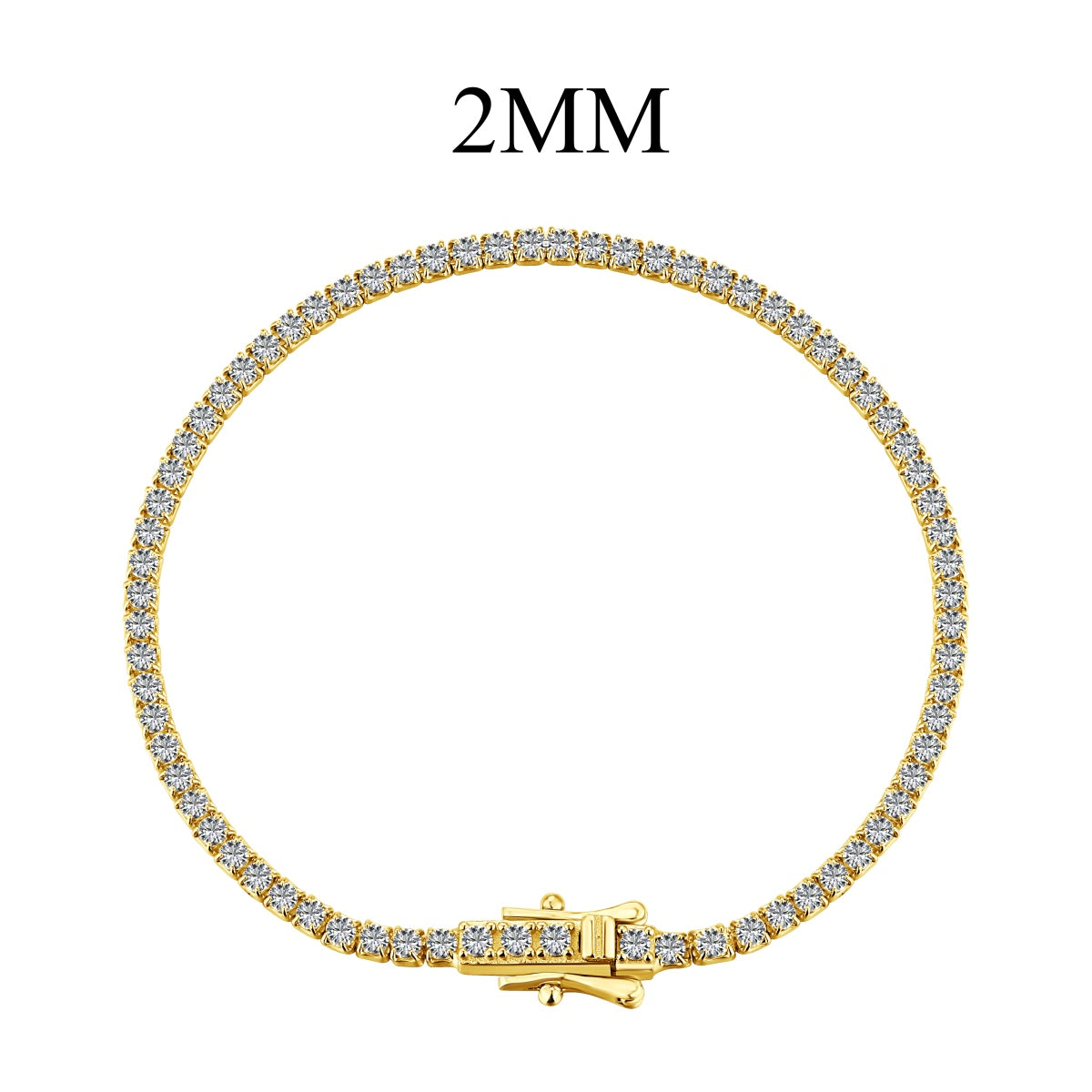 [Charm Aries Jewelry]Radiant Colorful Round Cut Party Bracelet