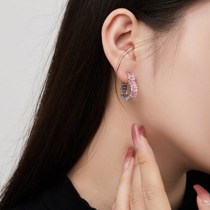 [Charm Aries Jewelry]Radiant Heart Cutout Earrings