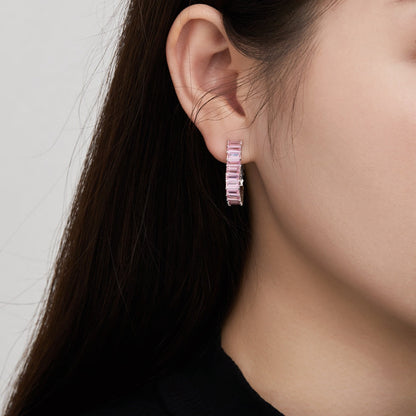 [Charm Aries Jewelry]Radiant Heart Cutout Earrings