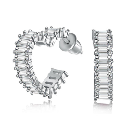 [Charm Aries Jewelry]Radiant Heart Cutout Earrings
