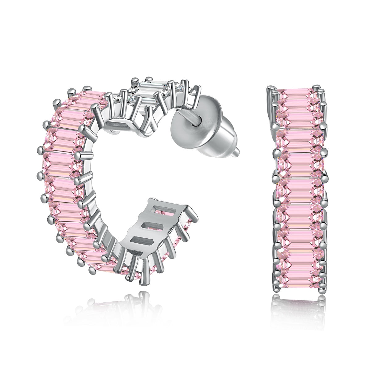 [Charm Aries Jewelry]Radiant Heart Cutout Earrings