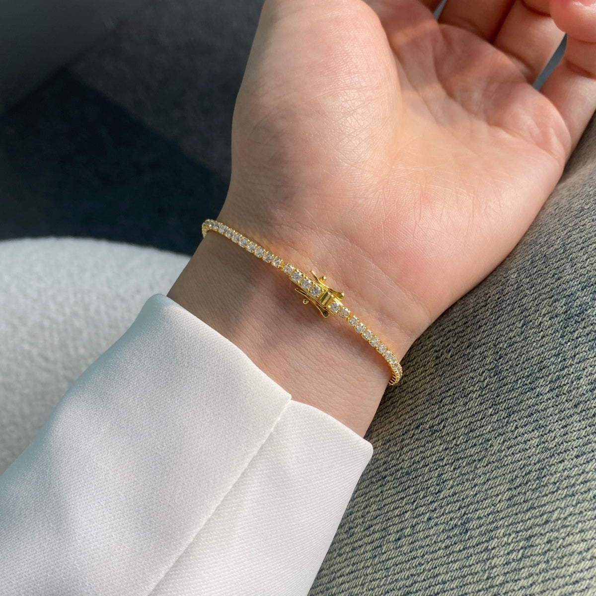 [Charm Aries Jewelry]Radiant Colorful Round Cut Party Bracelet