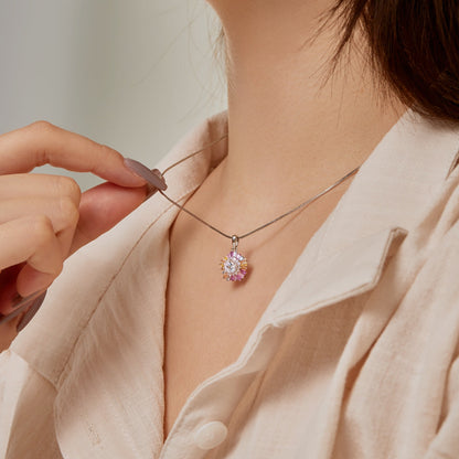 [Charm Aries Jewelry]Charming Flower Colorful Necklace