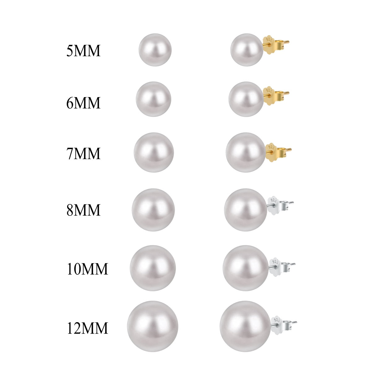 [Charm Aries Jewelry]Delicate Pearl Earrings