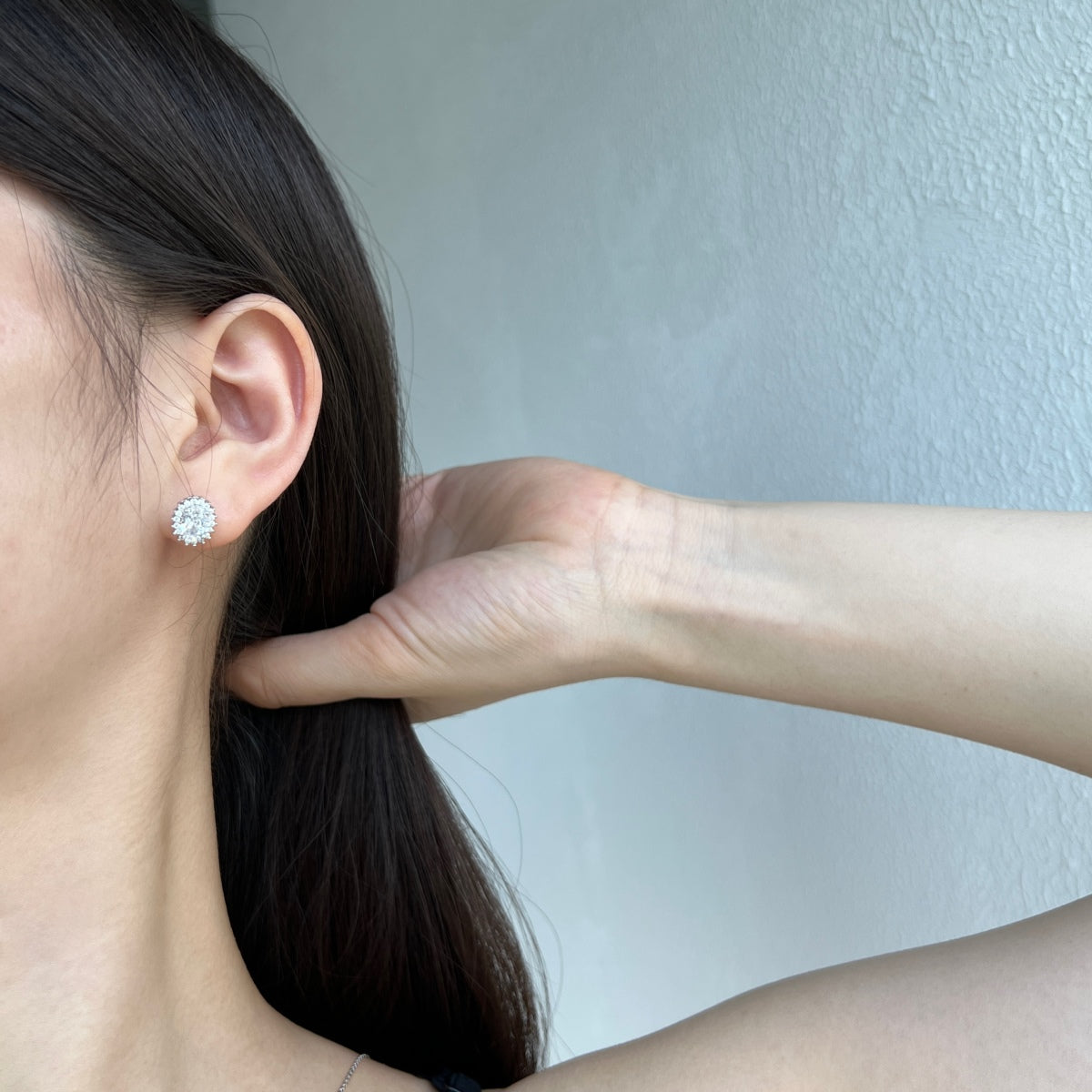 [Charm Aries Jewelry]Delicate Radiant Oval Cut Daily Earrings