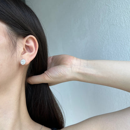 [Charm Aries Jewelry]Delicate Radiant Oval Cut Daily Earrings