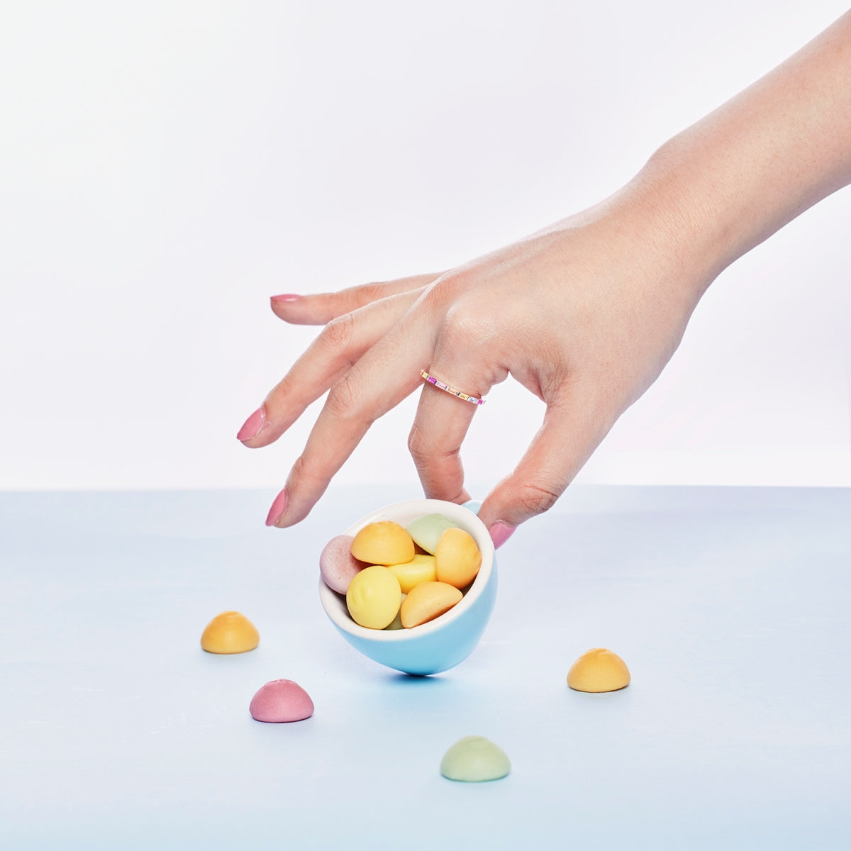 [Charm Aries Jewelry]Lively In Shades Elegant Radiant Cut Daily Ring