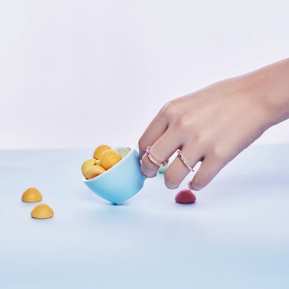 [Charm Aries Jewelry]Lively In Shades Elegant Radiant Cut Daily Ring