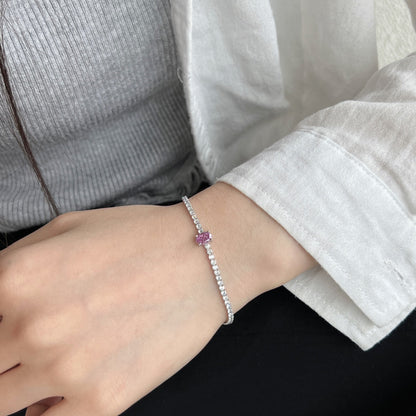[Charm Aries Jewelry]0.75 Carat Exquisite Oval Cut Daily Bracelet