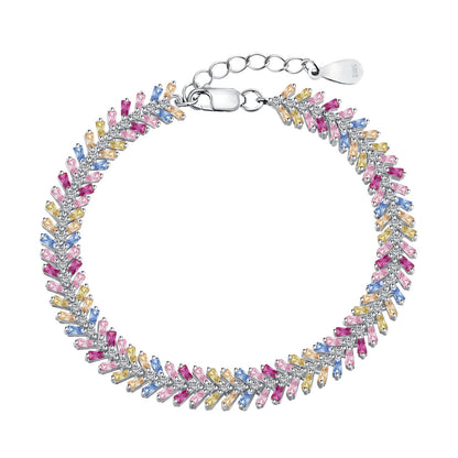 [Charm Aries Jewelry]Dainty Radiant Emerald Cut Daily Bracelet