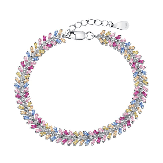 [Charm Aries Jewelry]Dainty Radiant Emerald Cut Daily Bracelet