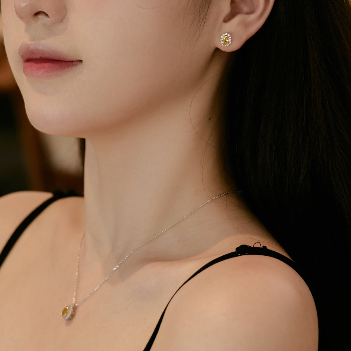[Charm Aries Jewelry]Delicate Unique Oval Cut Daily Earrings