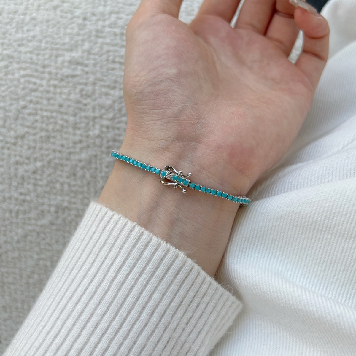[Charm Aries Jewelry]Dazzling Exquisite Round Cut Daily Bracelet