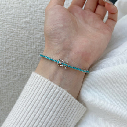 [Charm Aries Jewelry]Dazzling Exquisite Round Cut Daily Bracelet