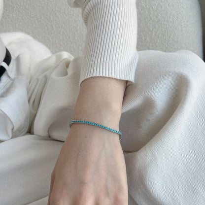 [Charm Aries Jewelry]Dazzling Exquisite Round Cut Daily Bracelet
