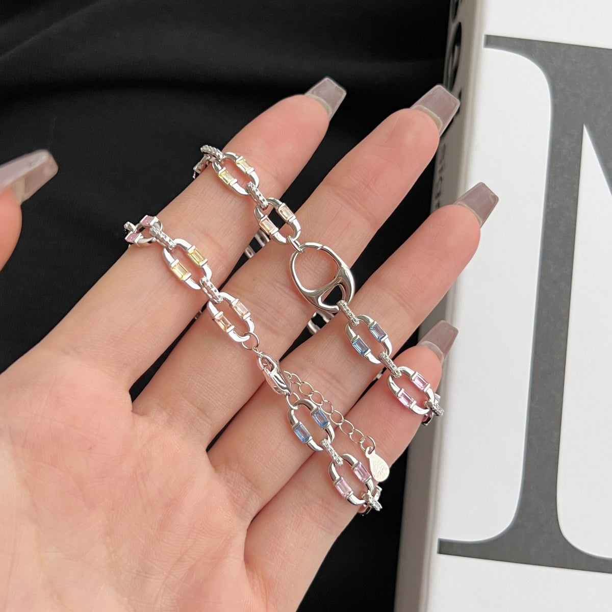 [Charm Aries Jewelry]Dazzling Colorful Daily Bracelet